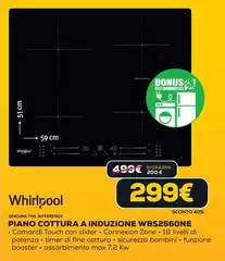 Whirlpool - WB S2560 NE Nero Da Incasso 59 Cm Piano Cottura A Induzione 4 Fornello(i)