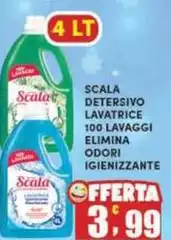 Scala - Detersivo Lavatrice 100 Lavaggi Elimina Odori Igienizzante Scala - Detersivo Lavatrice 100 Lavaggi Elimina Odori Igienizzante