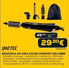 Imetec - Spazzola Ad Aria Calda Ceramic Air 11886
