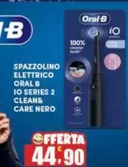 Oral b - Spazzolino Elettrico Io Series 2 Clean& Care Nero Oral b - Spazzolino Elettrico Io Series 2 Clean& Care Nero