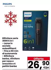 Philips - Rifinitore Serie 3000 6 In 1