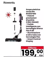 Rowenta - Scopa Elettrica Senza Filo RH2037WO Rowenta - Scopa Elettrica Senza Filo RH2037WO