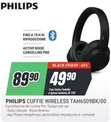 Philips - Cuffie Wireless TAI-609BK/00 Cuffie senza fili