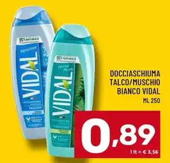Vidal - Docciaschiuma Talco/Muschio Bianco
