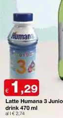 Humana - Latte  3 Junior Drink