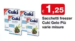 Cuki - Sacchetti Freezer Gelo Più Cuki - Sacchetti Freezer Gelo Più