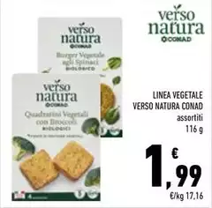 Conad - Linea Vegetale Verso Natura Conad - Linea Vegetale Verso Natura