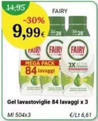Fairy - Gel Lavastoviglie 84 Lavaggi X 3