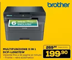 Brother - Multifunzione 3 In 1 DCP-L2627DW
