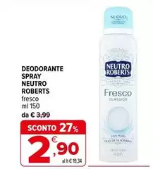 Neutro Roberts - Deodorante Spray Neutro Roberts - Deodorante Spray