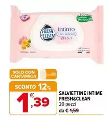 Fresh & Clean - Salviettine Intime Fresh & Clean - Salviettine Intime