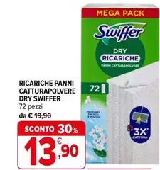 Swiffer - Ricariche Panni Catturapolvere Dry Swiffer - Ricariche Panni Catturapolvere Dry