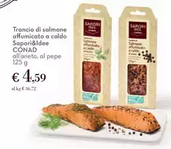 Sapori - Trancio Di Salmone Affumicato A Caldo &Idee Sapori - Trancio Di Salmone Affumicato A Caldo &Idee