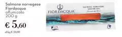 Fiordacqua - Salmone Norvegese Fiordacqua - Salmone Norvegese