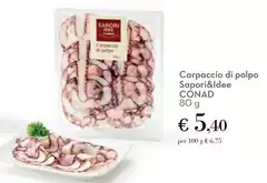 Conad - Sapori&Idee Carpaccio Di Polpo Conad - Sapori&Idee Carpaccio Di Polpo