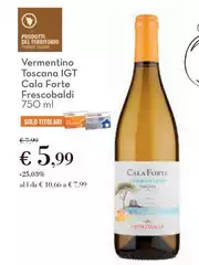 Frescobaldi - Vermentino Toscana IGT Cala Forte Frescobaldi - Vermentino Toscana IGT Cala Forte