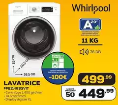 Whirlpool - Lavatrice Ffb1148bsit