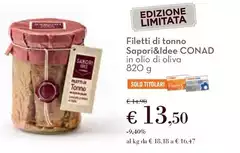 Conad - Filetti Di Tonno Sapori&Idee