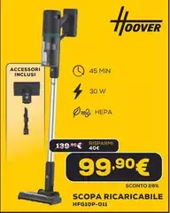 Hoover - Scopa Ricaricabile HFG10P-011
