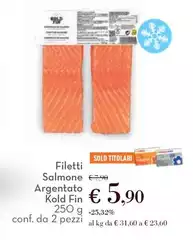 Kold Fin - Filetti Salmone Argentato Kold Fin - Filetti Salmone Argentato