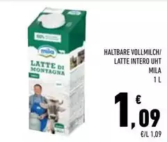 Mila - Latte Intero UHT Mila - Latte Intero UHT