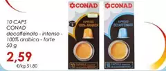Conad - 10 Caps Conad - 10 Caps