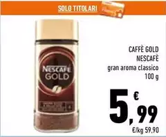 Nescafé - Caffè Gold Nescafé - Caffè Gold