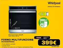 Whirlpool - Forno Multifunzione WO14158HMO9XA