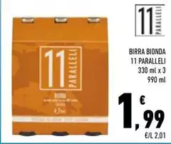 11 Paralleli - Birra Bionda 11 Paralleli - Birra Bionda