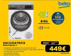 Beko - Asciugatrice Beko - Asciugatrice