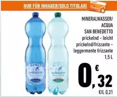 San Benedetto - Acqua San Benedetto - Acqua