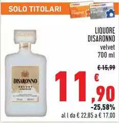 Disaronno - Liquore Disaronno - Liquore