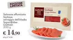 Sockeye - Salmone Affumicato Selvaggio Dell'Alaska Sapori&Idee Sockeye - Salmone Affumicato Selvaggio Dell'Alaska Sapori&Idee