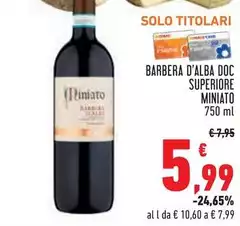 Miniato - Barbera D'alba DOC Superiore