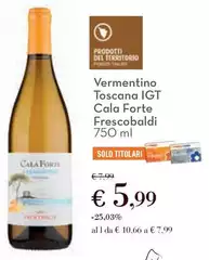 Frescobaldi - Vermentino Toscana IGT Cala Forte Frescobaldi - Vermentino Toscana IGT Cala Forte