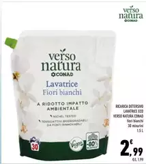 Conad - Verso Natura Ricarica Detersivo Lavatrice Eco Conad - Verso Natura Ricarica Detersivo Lavatrice Eco