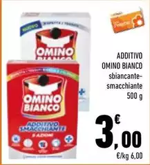 Omino Bianco - Additivo Sbiancante-Smacchiante Omino Bianco - Additivo Sbiancante-Smacchiante