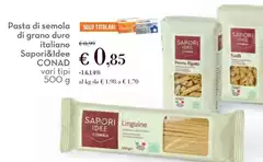 Solo - Sapori&Idee Pasta Di Semola Di Grano Duro Italiano Solo - Sapori&Idee Pasta Di Semola Di Grano Duro Italiano