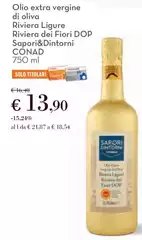 Oliva - Olio Extra Vergine Di Riviera Ligure Riviera Dei Fiori DOP Sapori&Dintorni Oliva - Olio Extra Vergine Di Riviera Ligure Riviera Dei Fiori DOP Sapori&Dintorni