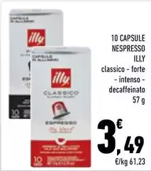 Illy - 10 Capsule Nespresso Illy - 10 Capsule Nespresso