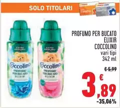 Coccolino - Profumo Per Bucato Elixir