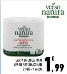 Maxi - Carta Igienica Verso Natura Maxi - Carta Igienica Verso Natura