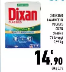 Dixan - Detersivo Lavatrice In Polvere Dixan - Detersivo Lavatrice In Polvere
