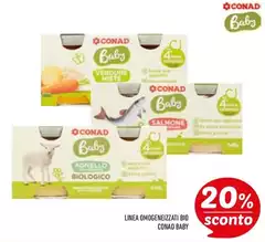 Conad - Linea Omogeneizzati Bio Baby Conad - Linea Omogeneizzati Bio Baby