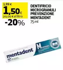 Mentadent - Dentifricio Microgranuli Prevenzione