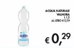 Valmora - Acqua Naturale Valmora - Acqua Naturale