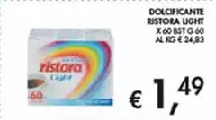 Ristora - Dolcificante Ristore Ristora - Dolcificante Ristore