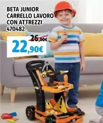Beta - Junior Carrello Lavoro Con Attrezzi Beta - Junior Carrello Lavoro Con Attrezzi
