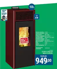 Stufa A Pellet Nola 10 Plus