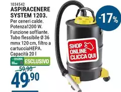 Aspiracenere System 1203